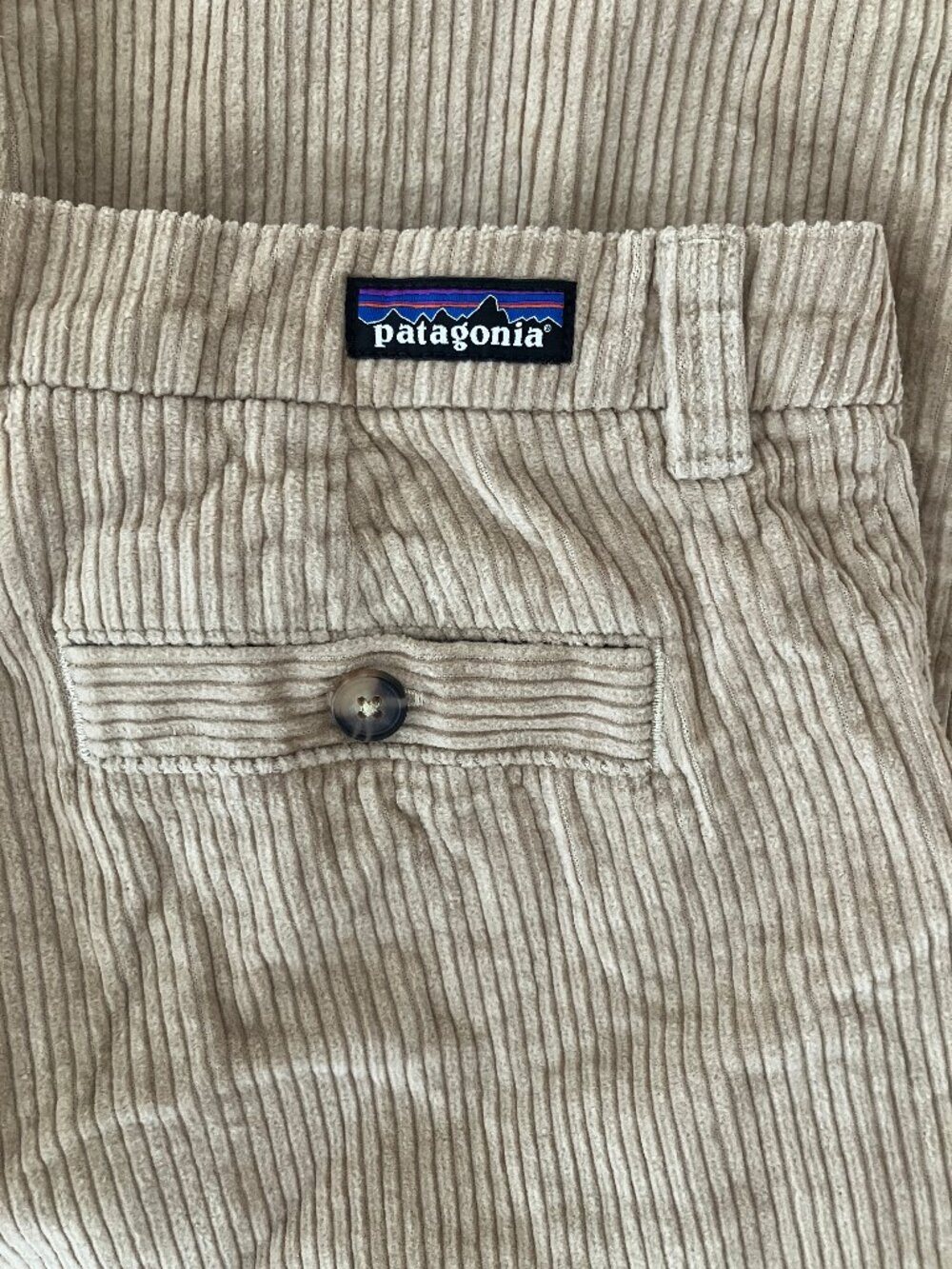 Patagonia Wide Wale Corduroy Pants 21595 ORTN Oar Tan Beige Women’s Size 14